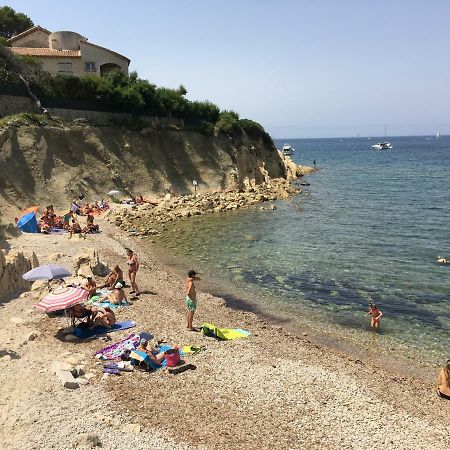 T2 Rez De Jardin 300M Plage De Beaucours Sanary Sur Mer المظهر الخارجي الصورة